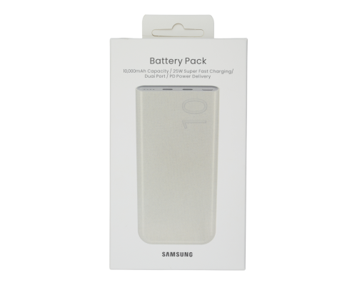 Power Bank Samsung EB-P3400 PD25W Super Fast Charger (10000 mAh) silver PLS-00-00150561