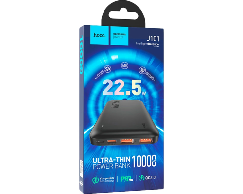 Power Bank Hoco J101 Astute PD20W+22,5W (10000 mAh) black PLS-00-00108897