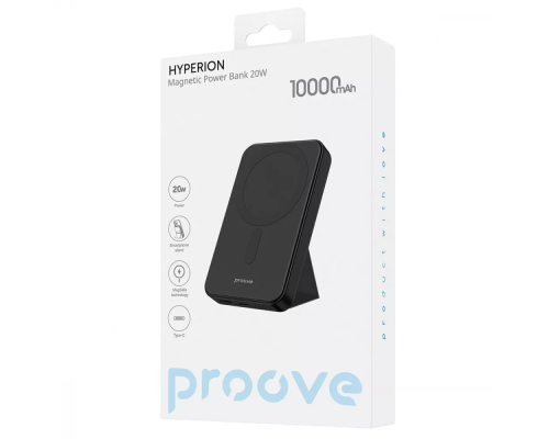 Power Bank Proove Hyperion 20W (10000 mah) black PLS-00-00128038
