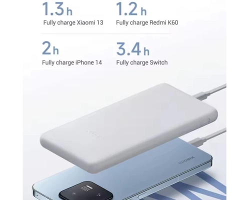 Power Bank Xiaomi Mi 22,5W Lite (10000 mAh) white PLS-00-00114051