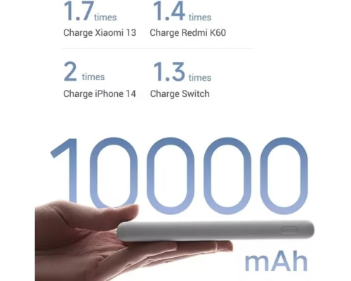 Power Bank Xiaomi Mi 22,5W Lite (10000 mAh) white PLS-00-00114051