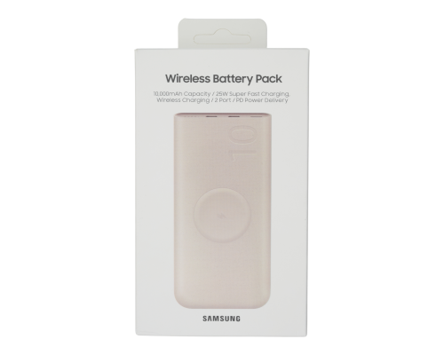 Power Bank Samsung EB-U2510 PD25W Wireless Charger (10000 mAh) silver PLS-00-00150564