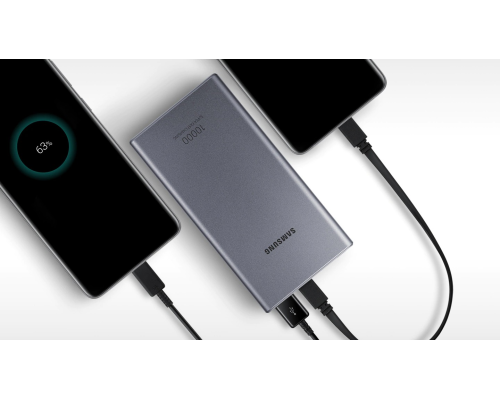 Power Bank Samsung EB-P3300 PD25W Super Fast Charger (10000 mAh) gray PLS-00-00150563
