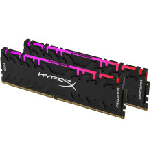 DDR4 Kingston RGB HyperX Predator 16GB (Kit of 2x8192) 3200MHz CL16 Black DIMM