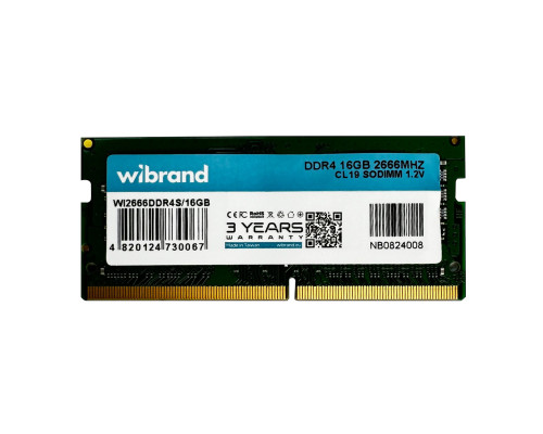 DDR4 Wibrand 16GB 2666MHz CL19 SODIMM