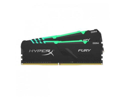 DDR4 Kingston RGB HyperX FURY 16GB (Kit of 2x8192) 3466MHz CL16 Black DIMM