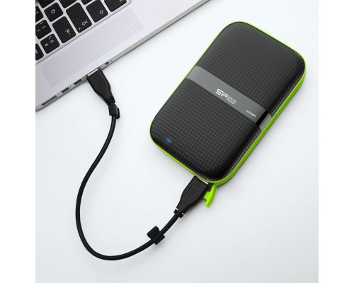 PHD External 2.5'' SiliconPower USB 3.2 Gen. 1 Armor A60 1Tb Black