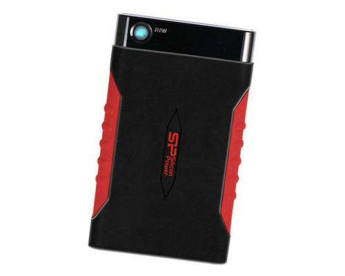 PHD External 2.5'' SiliconPower USB 3.2 Gen. 1 Armor A15 1Tb Black&Red