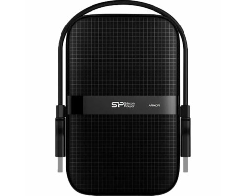 PHD External 2.5'' SiliconPower USB 3.2 Gen. 1 Armor A60 1Tb All Black