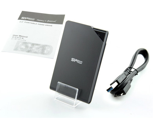 PHD External 2.5'' SiliconPower USB 3.1 Gen. 1 Stream S03 1TB Black