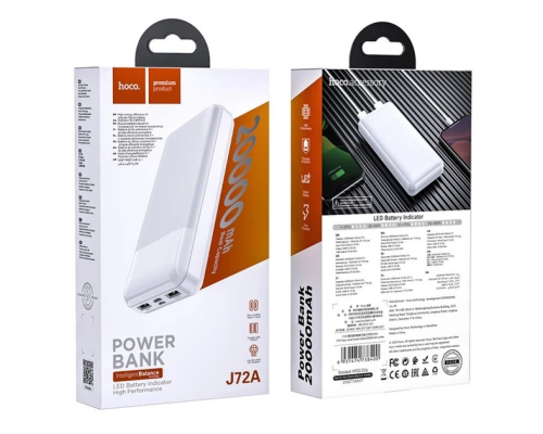 Power Bank Hoco J72A (20000 mAh) white PLS-00-00073140