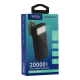Power Bank Ridea RP-D20L 22.5W PD QC 3.0 (20000 mAh) black PLS-00-00126368