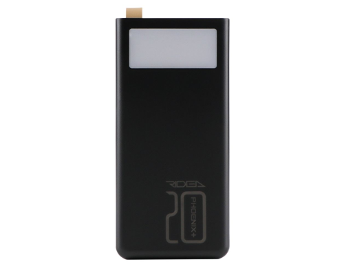Power Bank Ridea RP-D20L 22.5W PD QC 3.0 (20000 mAh) black PLS-00-00126368