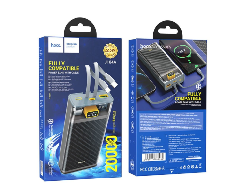 Power Bank Hoco J104A 22,5W (20000 mAh) gray PLS-00-00108234