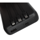 Power Bank Itel Star 200C 10.5W з кабелем 3в1 (20000 mAh) black PLS-00-00155345