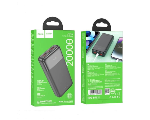 Power Bank Hoco J121A 22,5W PD20W (20000 mAh) black PLS-00-00123848