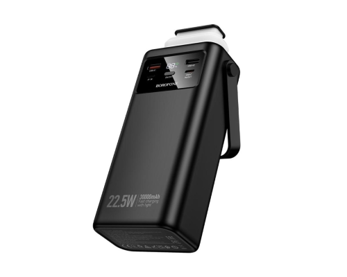 Power Bank Borofone BJ65 22.5W PD20W (30000 mAh) black PLS-00-00147341