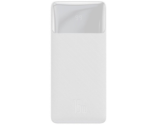 Power Bank Baseus Bipow Digital Display 15W (30000 mAh) white PLS-00-00100787