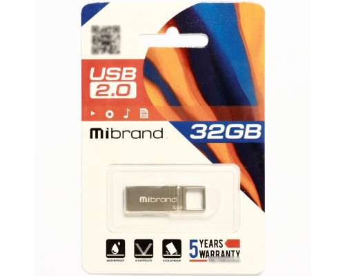 Flash Mibrand USB 2.0 Shark 32Gb Silver