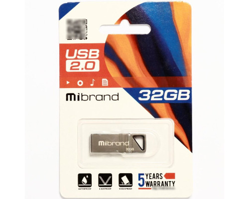 Flash Mibrand USB 2.0 Stingray 32Gb Grey