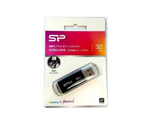 Flash SiliconPower USB 2.0 Ultima II - I series 32Gb Black