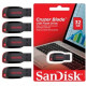 Flash SanDisk USB 2.0 Cruzer Blade 32Gb Black/Red