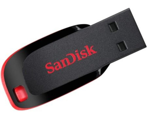 Flash SanDisk USB 2.0 Cruzer Blade 32Gb Black/Red