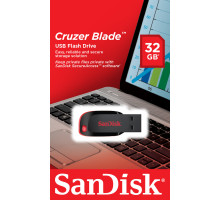 Flash SanDisk USB 2.0 Cruzer Blade 32Gb Black/Red