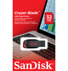 Flash SanDisk USB 2.0 Cruzer Blade 32Gb Black/Red