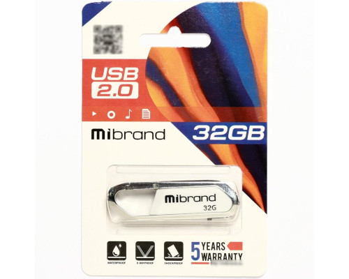 Flash Mibrand USB 2.0 Aligator 32Gb White