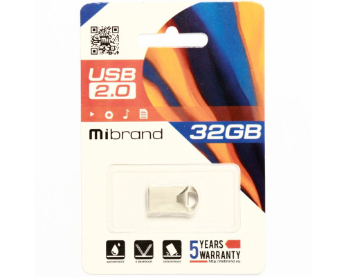 Flash Mibrand USB 2.0 Hawk 32Gb Silver