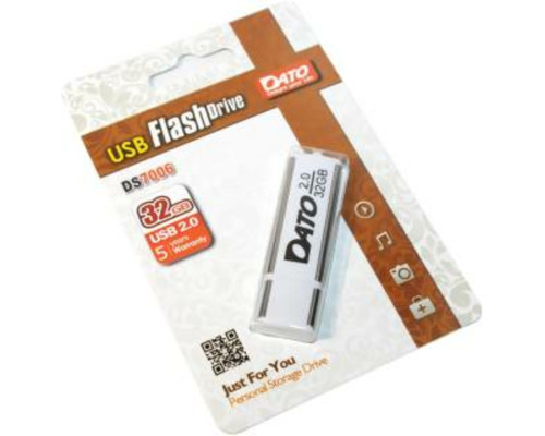 Flash DATO USB 2.0 DS7006 32Gb white