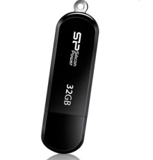 Flash SiliconPower USB 2.0 LuxMini 322 32Gb Black