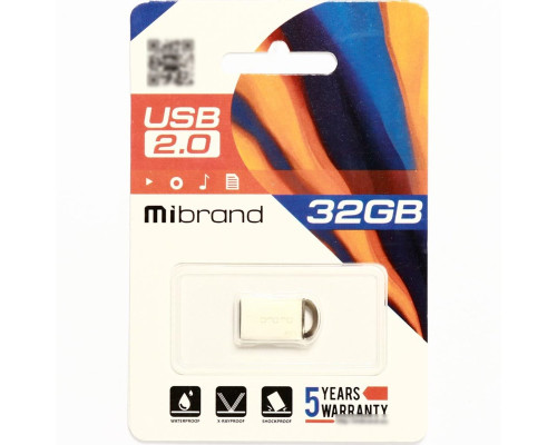 Flash Mibrand USB 2.0 Lynx 32Gb Silver