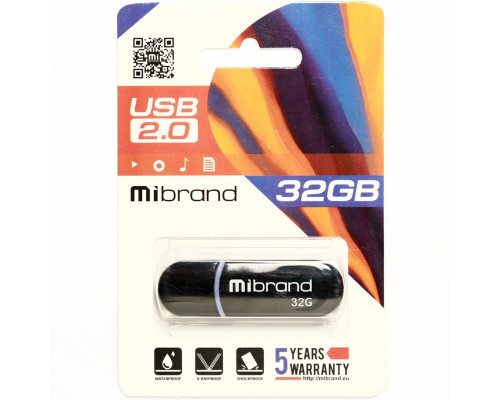 Flash Mibrand USB 2.0 Panther 32Gb Black