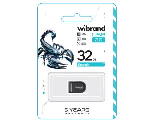 Flash Wibrand USB 2.0 Scorpio 32Gb Black