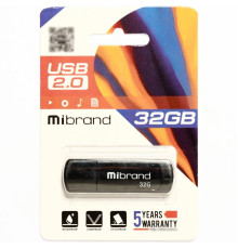 Flash Mibrand USB 2.0 Grizzly 32Gb Black