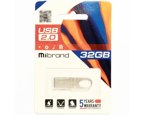 Flash Mibrand USB 2.0 Irbis 32Gb Silver