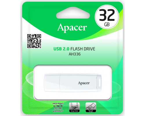 Flash Apacer USB 2.0 AH336 32Gb white