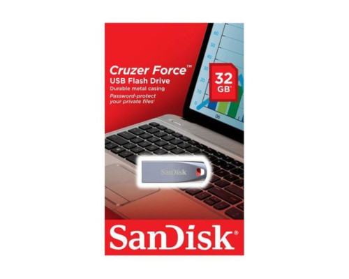 Flash SanDisk USB 2.0 Cruzer Force 32Gb Black