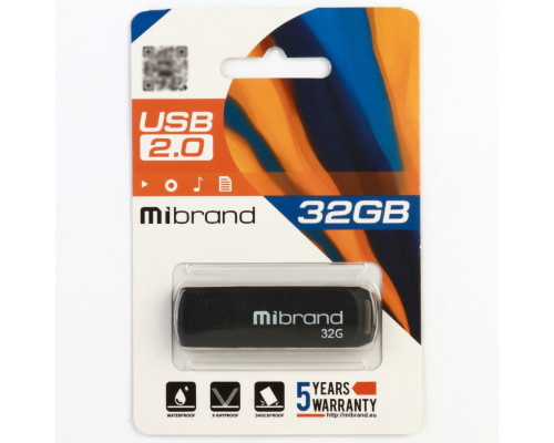 Flash Mibrand USB 2.0 Mink 32Gb Black