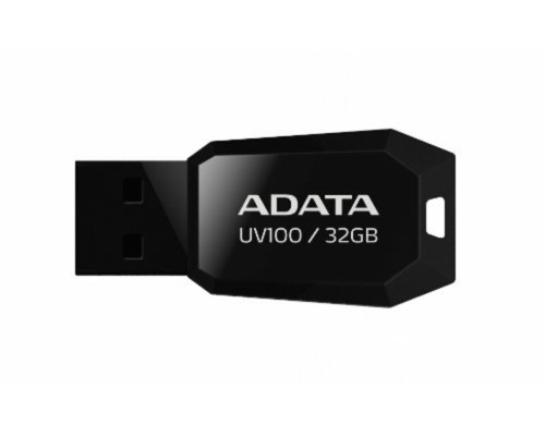 Flash A-DATA USB 2.0 UV100 32Gb Black