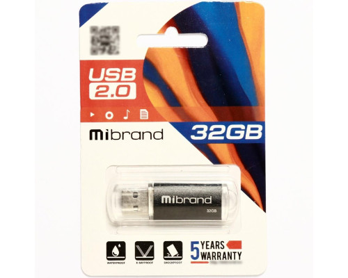 Flash Mibrand USB 2.0 Cougar 32Gb Black