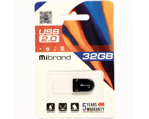 Flash Mibrand USB 2.0 Scorpio 32Gb Black