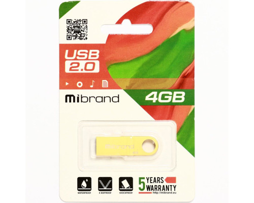 Flash Mibrand USB 2.0 Puma 4Gb Gold