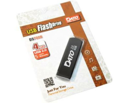 Flash DATO USB 2.0 DS7008 4Gb black