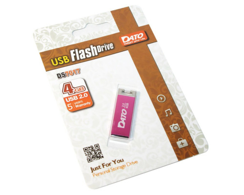 Flash DATO USB 2.0 DS7017 4Gb pink