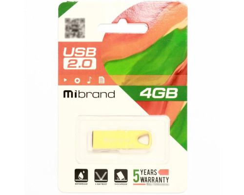 Flash Mibrand USB 2.0 Taipan 4Gb Gold