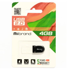 Flash Mibrand USB 2.0 Scorpio 4Gb Black