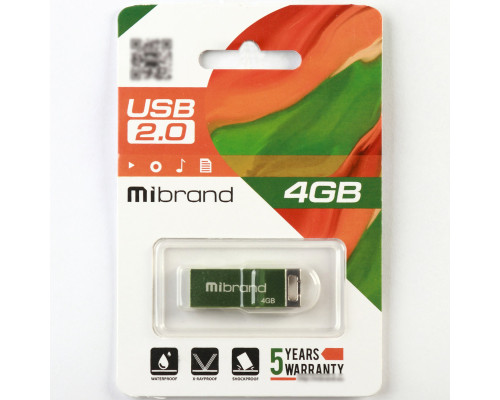 Flash Mibrand USB 2.0 Chameleon 4Gb Light green